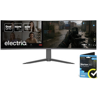 electriQ 49" VA Dual QHD 165Hz UltraWide Curved USB-C Monitor