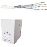 FDL CAT.6a S-FTP STRANDED PATCH CABLE LSZH (305M BOX) - WHITE