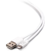 C2G 3ft (0.9m) USB-A Male to Lightning Male Sync and Charging Cable