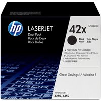HP Q5942XD/42XD Toner cartridge black high-capacity twin pack. 2x20K p
