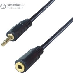 Connektgear 3M 3.5Mm Stereo Jack Audio Extension Cable - Male To Femal