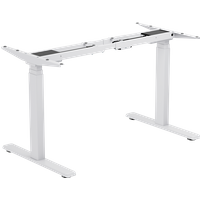 LogiLink Sit-stand desk frame. dual motor. easy-use controller. white