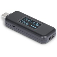 StarTech.com USB-C Power Tester. Digital Multimeter. Bi-Directional Vo