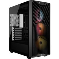Corsair 3200D RS ARGB Mid-Tower PC Case - Smoke Midi Tower Black