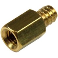 StarTech.com Replacement PC Mounting #6-32 to M3 Metal Jack Screw Standoff 50 Pack - TAA