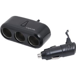 Logilink PA0038 Mobile Device Charger Netbook Black Ac. Cigar Lighter.
