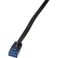 LogiLink CP0134B networking cable Black 1 m Cat5e U/UTP (UTP)