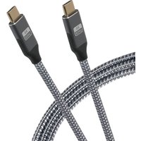 Maplin USB-C to USB-C Cable Braided V3.2 Gen2 20Gbps 100W PD Charge an