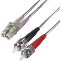 Connektgear 1M Duplex Fibre Optic Multi-Mode Cable OM1 62.5/125 Micron