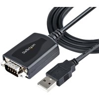 StarTech.com 3ft (1m) USB to Serial Cable with COM Port Retention. DB9