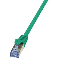 LogiLink 7.5m Cat.6A 10G S/FTP networking cable Green Cat6a S/FTP (S-S