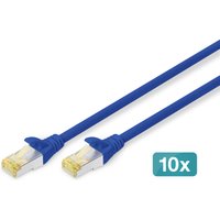 Digitus CAT 6A S/FTP Patchkabel. 10 pieces