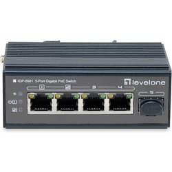 Levelone 5-Port Gigabit Industrial Switch. Din-Rail. -30°C To 65°C Levelone 5-Port Gigabit Industrial Switch. Din-Rail. -30°C To 65°C