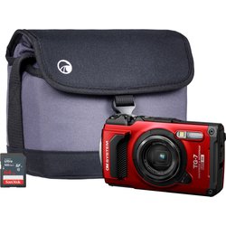 Om Digital Solutions TG-7 12MP 4X Zoom Tough Compact Camera With Sandi