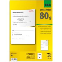 Sigel LP202 printing paper A5 (148x210 mm) 200 sheets White