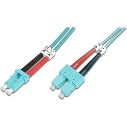 Digitus Fiber Optic Multimode Patch Cord. Om 3. Lc / Sc