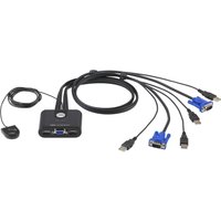 ATEN CS22U KVM switch Black