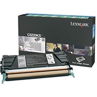 Lexmark C5220KS Toner-kit black return program. 4K pages ISO/IEC 19798