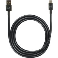 Mobilis 020013 USB cable 1 m USB A USB C 0.48 Gbit/s 10 W Black