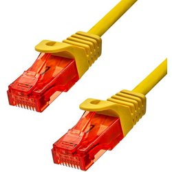 ProXtend CAT6 U/UTP CU LSZH Ethernet Cable Yellow 75CM