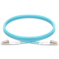 Origin Storage LC-LC OM4 Fibre Optic Cable Multimode Duplex Aqua 2m