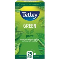 Tetley Pure Green String & Tag Envelope Tea Bags Pack of 25