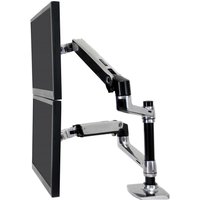 Ergotron LX Series Dual Stacking Arm 61 cm (24") Desk Silver