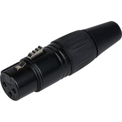 Prosound Maplin Xlr Female Connector Gold Plated Copper Contacts Zinc