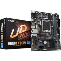 GIGABYTE H610M K DDR4 Motherboard - Supports Intel Core 14th Gen CPUs, 3+1+1 Phases Hybrid Power Design, up to 3200MHz DDR4, 1xPCIe 3.0 M.2, GbE LAN, USB 3.2 Gen 1