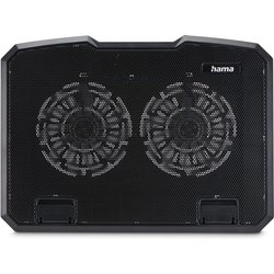 Hama Black Metal Laptop Cooling Pad 39.6 Cm (15.6")
