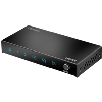 LogiLink HDMI splitter. 1x2-Port. 4K/60 Hz. HDCP. EDID. HDR. CEC. down