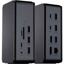 Proxtend USB4 Dual 8K Docking Station. Dark Silver