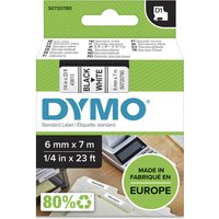 Dymo 43613/S0720780 DirectLabel-etikettes black on white 6mm x 7m for