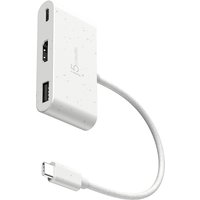 j5create JCA379EW - USB-C® to HDMI™ & USB™ Type-A with Power Deliv
