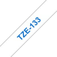 Brother TZE-133 DirectLabel blue on Transparent Laminat 12mm x 8m for
