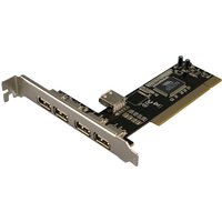 LogiLink 4+1-port USB 2.0 PCI Card interface cards/adapter