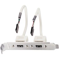 Lindy 2 Port USB 2.0 PC Back Plate