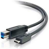 C2G 2m USB 3.1 Gen 1 USB Type C to USB B Cable M/M – USB C Cable Black