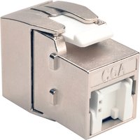 Tripp Lite N238-001-SH-TFA Toolless Shielded Cat6a Keystone Jack. PoE/