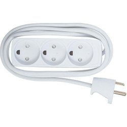 Microconnect 3-Wy Dnish Power Srip 1.5M