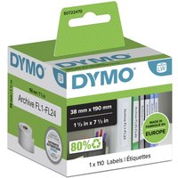Dymo 99018/S0722470 DirectLabel-etikettes Folder. 110 pages 190mm x 38