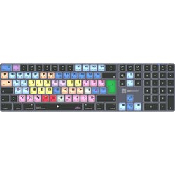 Logickeyboard LKB-MCOM4-TM-UK Keyboard Office Bluetooth Qwerty English Grey Titanium