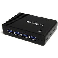 StarTech.com 4 Port Black SuperSpeed USB 3.0 Hub