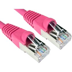 Cables Direct S/Ftp CAT6A 1.5M Networking Cable Pink S/Ftp (S-STP)