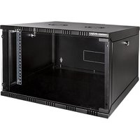 LogiLink W06B54B rack cabinet 6U Wall mounted rack Black