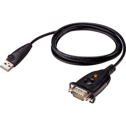 Aten UC232AF Serial Cable Black 1.2 M Usb Type-A DB-9