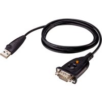 ATEN UC232AF serial cable Black 1.2 m USB Type-A DB-9