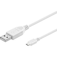 Microconnect USBABMICRO3W USB cable USB 2.0 3 m USB A Micro-USB B Whit