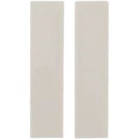 Cablenet Quarter Blank 12.5mm x 50mm White (PK 2)