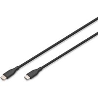 Digitus USB-C silicone connection cable. 2m. black